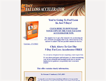 Tablet Screenshot of fullthrottlefatloss.com